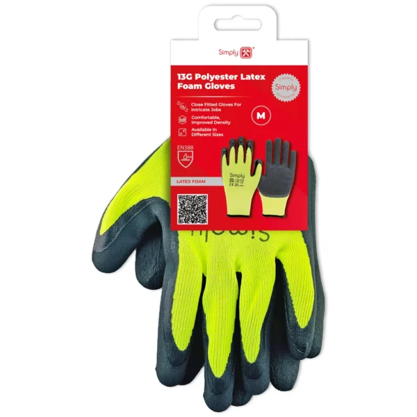 POLYESTER LATEX FOAM GLOVES